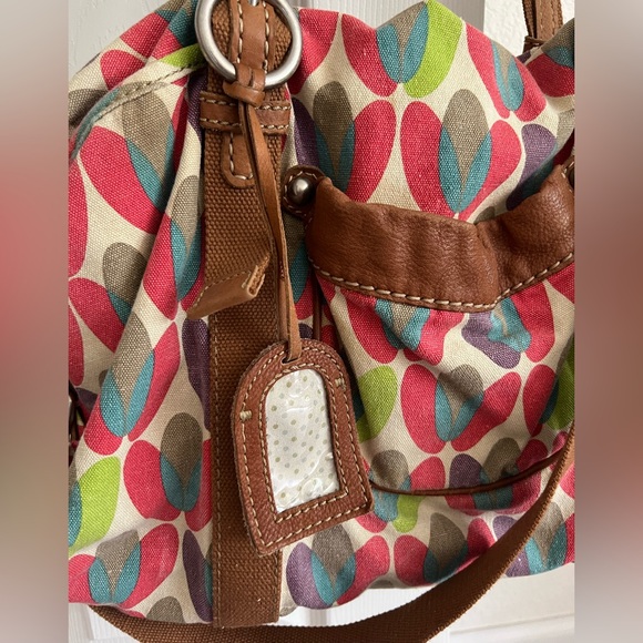 Fossil Vintage Canvas Duffle Weekender - Picture 10 of 16